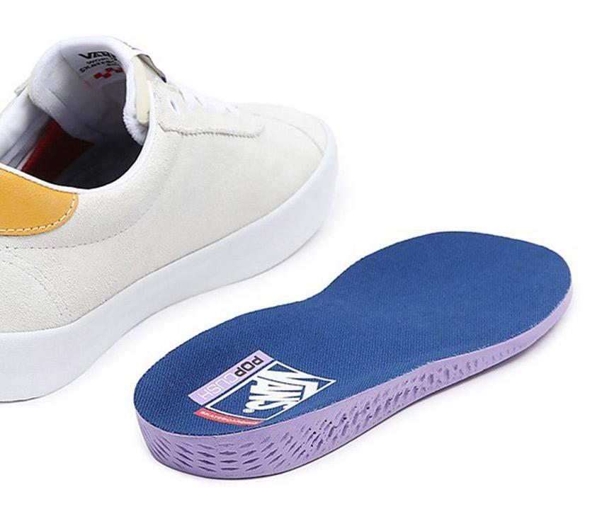 Vans Skate Sport Athletic Mens Womens - Athletic White/Gold VN0A5HEKY8P Shoes