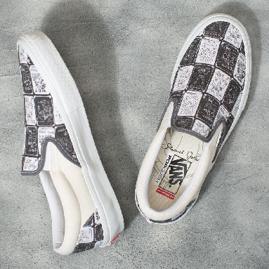 Vans Skate Classics Slip-On Mens Womens - (DANIEL JOHNSTON) RAVEN VN0A5FCAAO7 Shoes