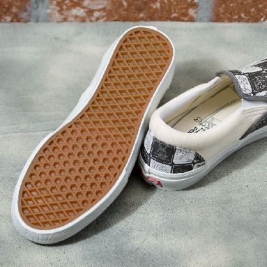 Vans Skate Classics Slip-On Mens Womens - (DANIEL JOHNSTON) RAVEN VN0A5FCAAO7 Shoes