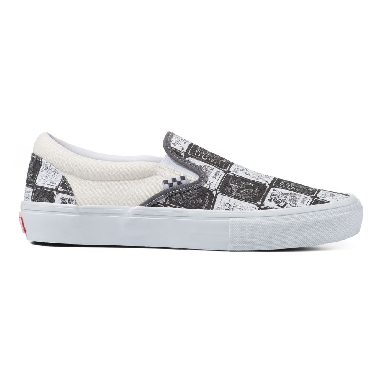 Vans Skate Classics Slip-On Mens Womens - (DANIEL JOHNSTON) RAVEN VN0A5FCAAO7 Shoes