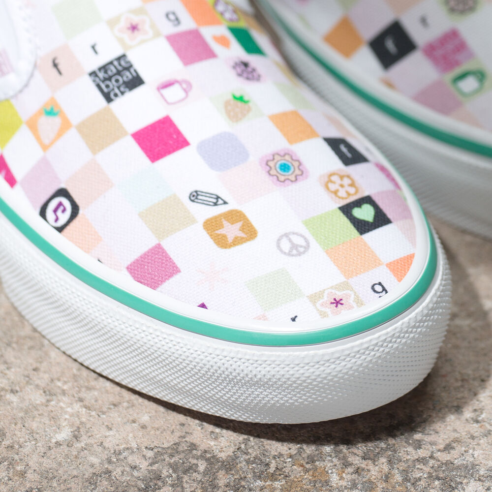 Vans x Frog Skate Slip-On Ltd Mens Womens - WHITE/WHITE VN0A5HF43OI Shoes