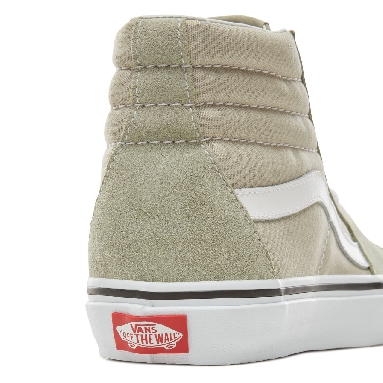 Vans Color Theory Sk8-Hi Classic (Unisex) Mens Womens - Desert Sage/True White VA38GEU62 Shoes
