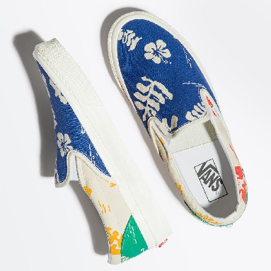 Vans Anaheim Factory Classic Slip-On 98 DX Mens Womens - (ANAHEIM FACTORY) MIXED/OG ALOHA VN0A5KX8AWD Shoes