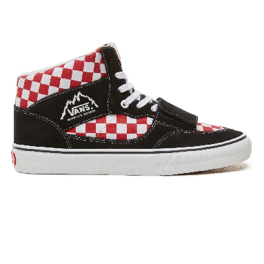 Vans Suede Checkerboard Mountain Edition Classic Mens Womens - (Checkerboard) Black/Red VA3TKG35U Shoes