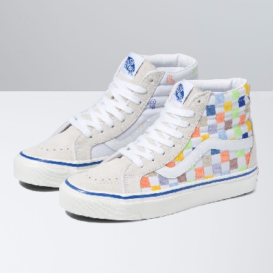 Vans Anaheim Factory Sk8-Hi 38 DX Mens Womens - (ANAHEIM FACTORY) HERITAGE EMBROIDERY VN0A5KRIAVZ Shoes
