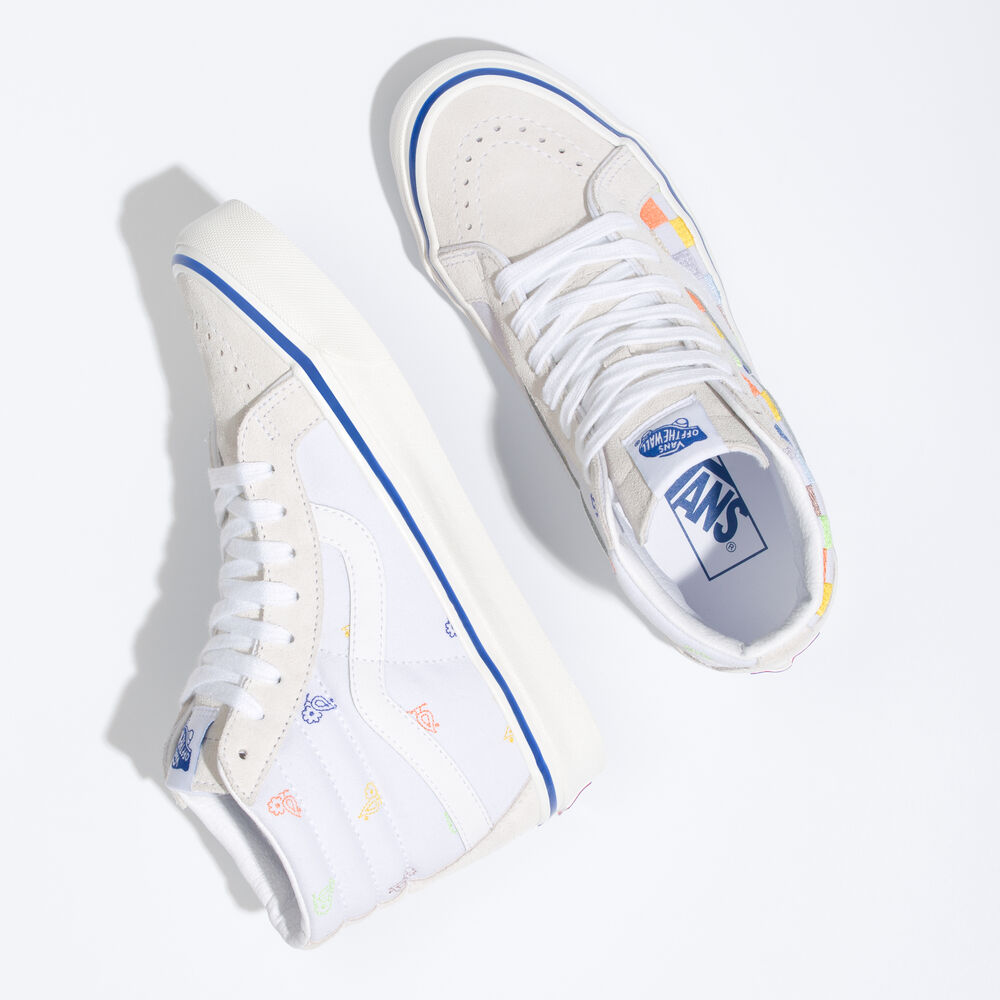 Vans Anaheim Factory Sk8-Hi 38 DX Mens Womens - (ANAHEIM FACTORY) HERITAGE EMBROIDERY VN0A5KRIAVZ Shoes