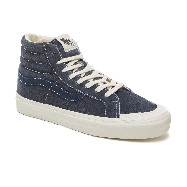 Vans Suede Vintage Military Sk8-Hi Reissue 138 Classic Mens Womens - (Vintage Military) Dress Blues VA3TKPUCJ Shoes