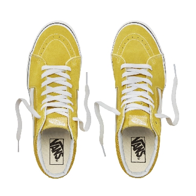 Vans Color Theory Sk8-Hi Classic (Unisex) Mens Womens - Cress Green/True White VA38GEU61 Shoes