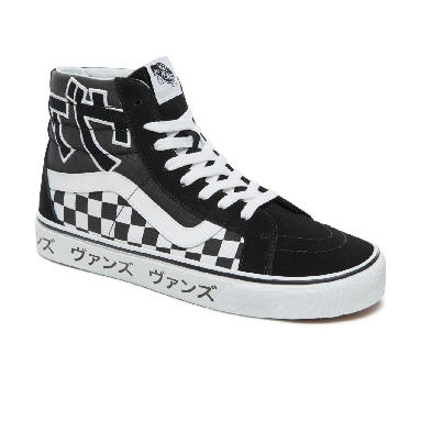 Vans Japanese Type Sk8-Hi Reissue Classic Mens Womens - (Japanese Type) Black/True White VA2XSBSJZ Shoes