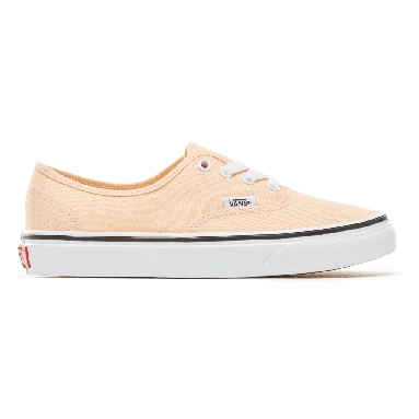 Vans Color Theory Authentic Classic (Unisex) Mens Womens - Bleached Apricot/True White VA38EMU5Y Shoes
