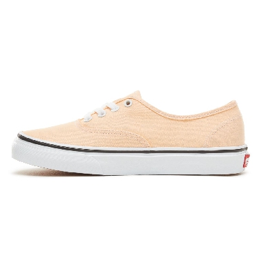 Vans Color Theory Authentic Classic (Unisex) Mens Womens - Bleached Apricot/True White VA38EMU5Y Shoes