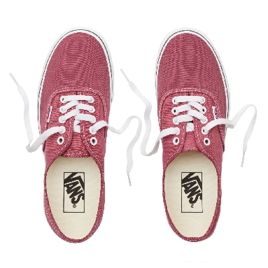 Vans Color Theory Authentic Classic (Unisex) Mens Womens - Dry Rose/True White VA38EMU64 Shoes