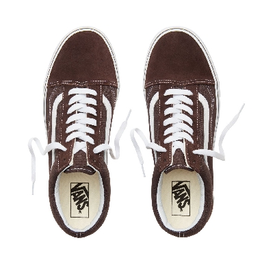 Vans Color Theory Old Skool Classic (Unisex) Mens Womens - Chocolate Torte/True White VA38G1U5Z Shoes