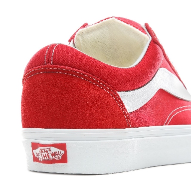 Vans Old Skool OS Classic Mens Womens - Racing Red/True White VN0A3WLYJV6 Shoes