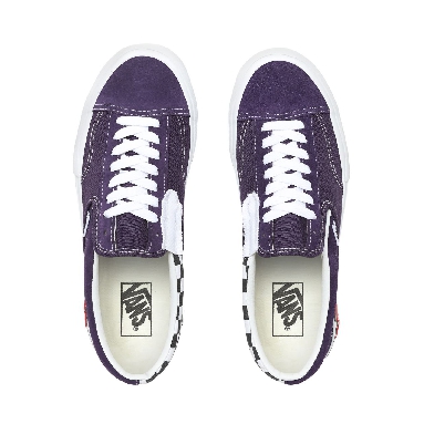 Vans Checkerboard Slip-On CAP Classic Mens Womens - (Checkerboard) Mysterioso/True White VN0A3WM5VO3 Shoes