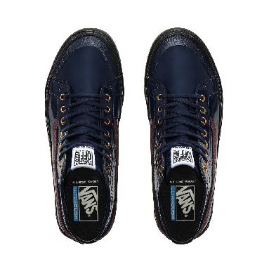 Vans Alex Knost Sk8-Hi 138 Decon Surf Classic Mens Womens - (Alex Knost) Dress Blues VN0A3MV1XKG Shoes