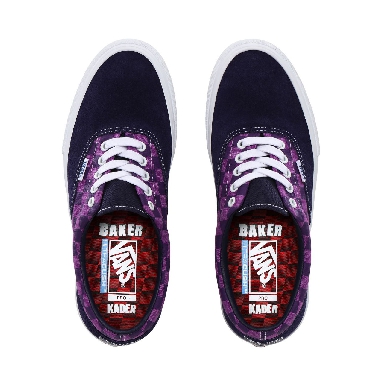 Vans x Baker Era Pro Classic Mens Womens - (Baker) Kader/purple check VN0A45JASWA Shoes