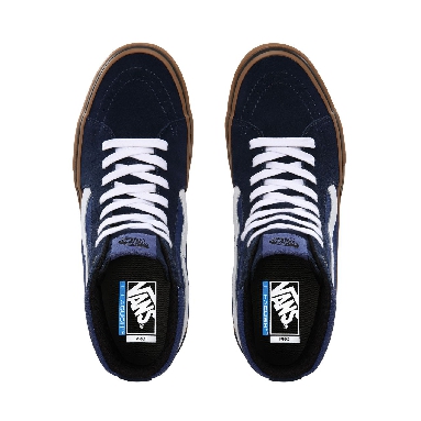 Vans Rainy Day Sk8-Hi Pro Classic Mens Womens - (Rainy Day) navy/gum VN0A45JDST8 Shoes