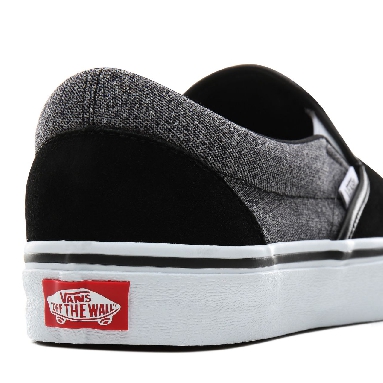 Vans Suede Classic Slip-On Classic Mens Womens - (Suede) Suiting/Black VN0A4BV3V3E Shoes