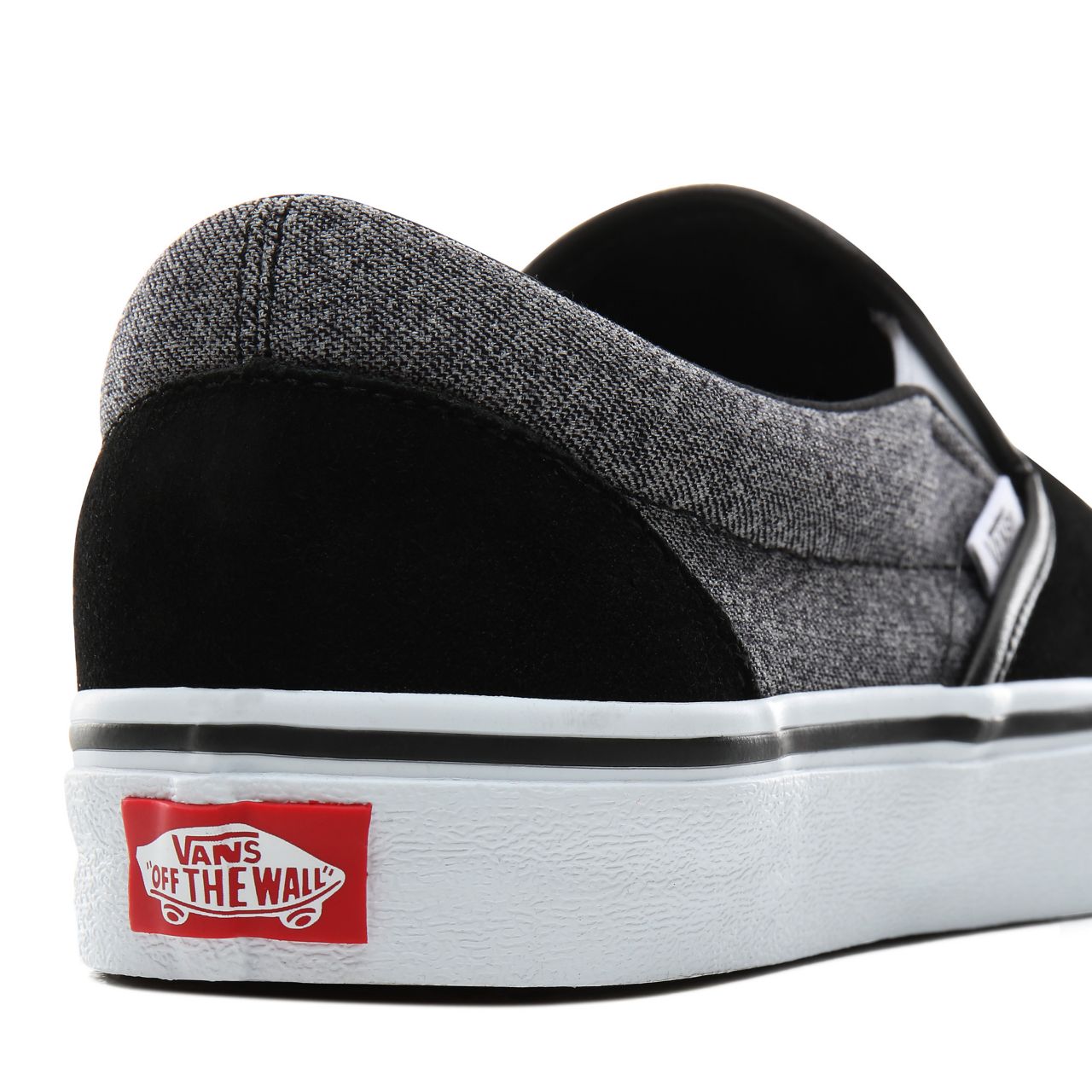 Vans Suede Classic Slip-On Classic Mens Womens - (Suede) Suiting/Black VN0A4BV3V3E Shoes