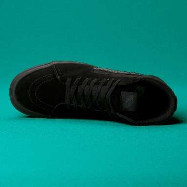 Vans Comfycush Sk8-Hi Classic Mens Womens - (Blackout) Black/Black VN0A3WMBVND Shoes