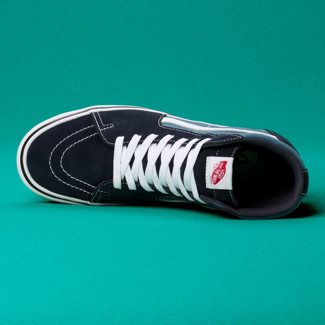Vans Classic Comfycush Sk8-Hi Classic Mens Womens - (Classic) Navy/Steve Navy VN0A3WMBVNT Shoes