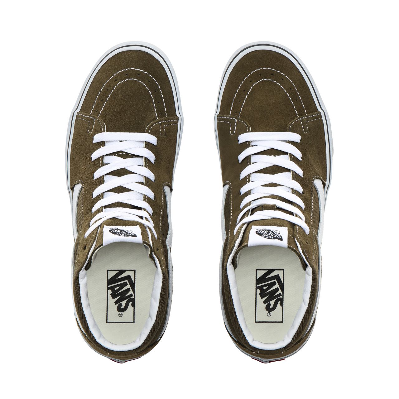 Vans Sk8-Hi Classic Mens Womens - Beech/True White VN0A4BV6V7D Shoes