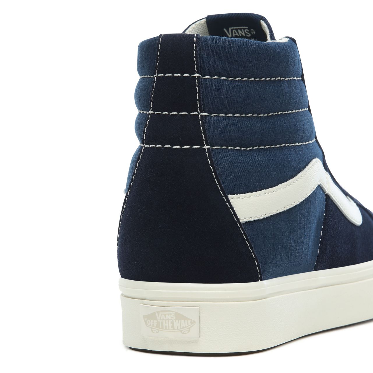 Vans Ripstop ComfyCush SK8-Hi Classic Mens Womens - (Ripstop) dress blues/gibraltar sea VN0A4P3DTFN Shoes