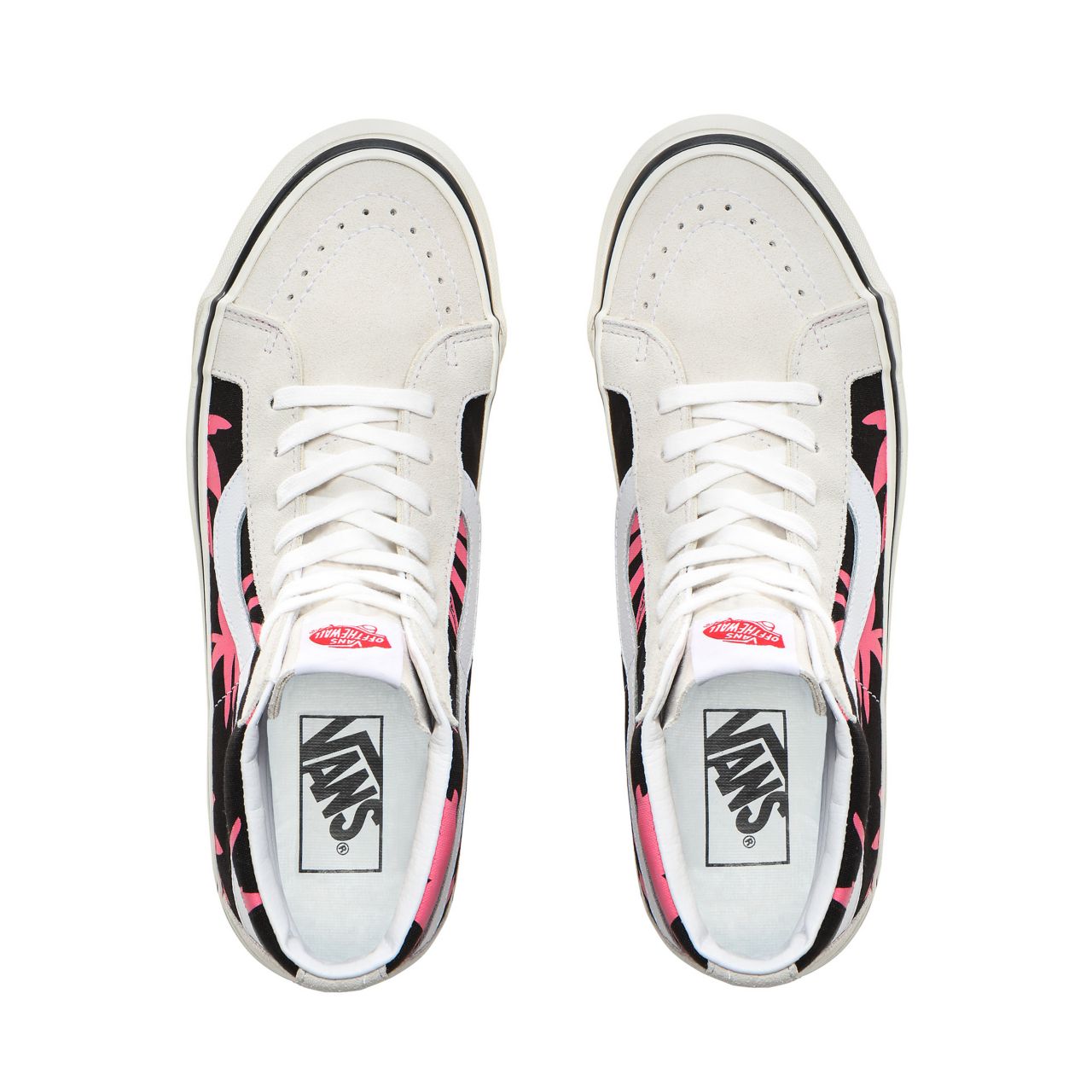 Vans Anaheim Factory Sk8-Hi 38 DX Classic Mens Womens - (Anaheim Factory) Og White/Og Black/Summer Leaf VN0A38GFXKJ Shoes