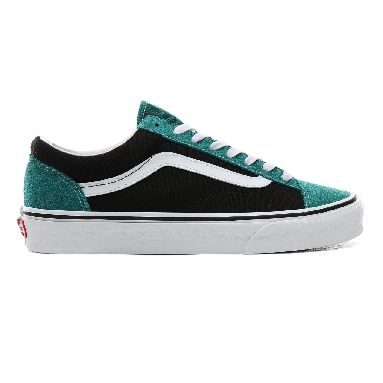 Vans Vintage Suede Style 36 Classic Mens Womens - (Vintage Suede) Tidepool/Black VN0A3DZ3XMR Shoes