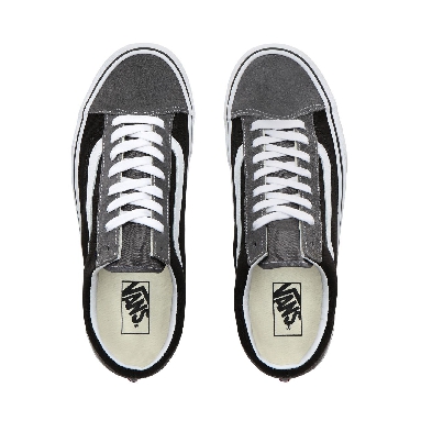 Vans Vintage Suede Style 36 Classic Mens Womens - (Vintage Suede) Pewter/Black VN0A3DZ3XMP Shoes