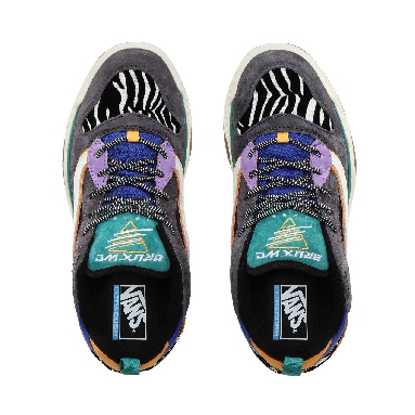 Vans Zebra Brux WC Classic Womens - (Zebra) Tidepool/Marigold VN0A4BH4V8L Shoes