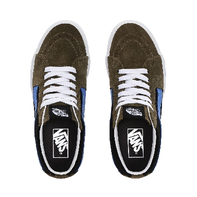 Vans Vintage Sport SK8-Mid Classic Womens - (Vintage Sport) beech/ultramarine VN0A3WM3TGQ Shoes