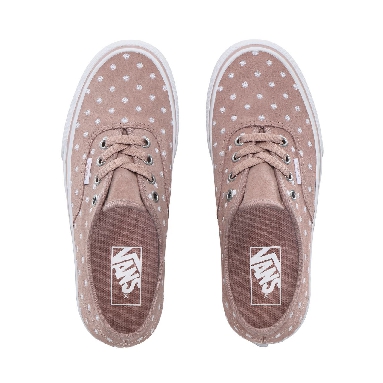 Vans Suede Polka Dot Authentic Platform 2.0 Classic Womens - (Suede Polka Dot) shadow gray/true white VN0A3AV8T7U Shoes
