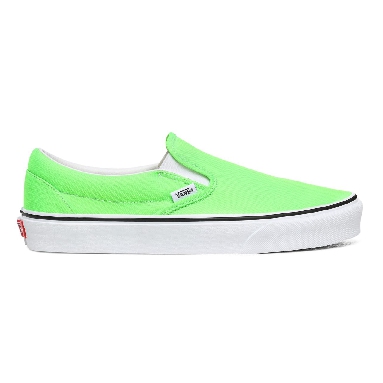 Vans Neon Classic Slip-On Green Classic Mens Womens - (Neon) Green Gecko/True White VN0A4U38WT5 Shoes