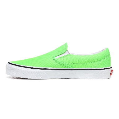 Vans Neon Classic Slip-On Green Classic Mens Womens - (Neon) Green Gecko/True White VN0A4U38WT5 Shoes