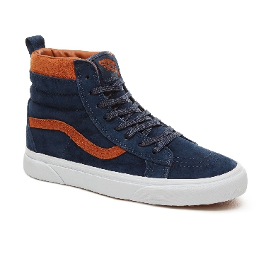 Vans Suede Sk8-Hi MTE Classic Mens Womens - (Mte) Suede/Dress Blues VA33TXUCB Shoes