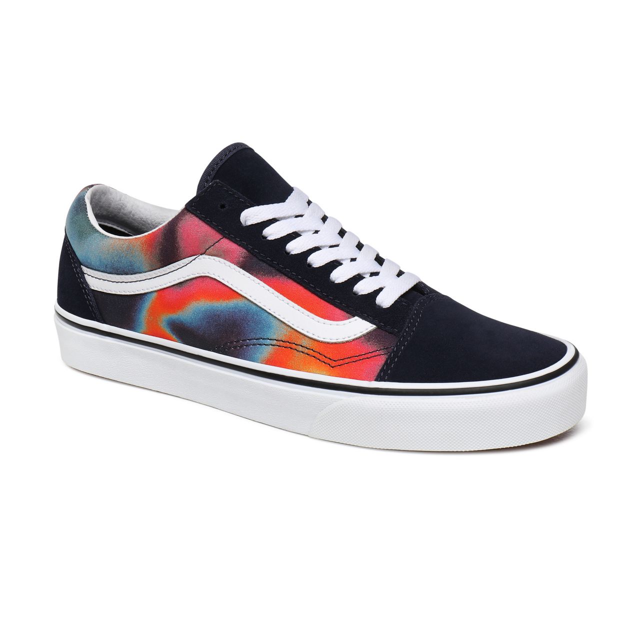 Vans Dark Aura Old Skool Multicolour Classic Mens Womens - (Dark Aura) Multi/True White VN0A4U3BWN0 Shoes
