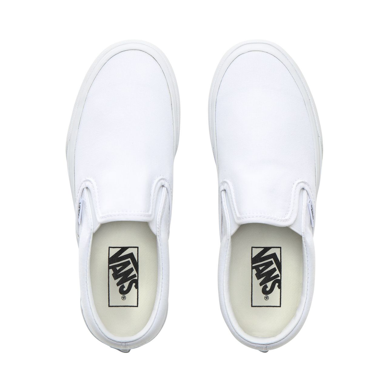 Vans Slip-On Platform White Classic Womens - True White VN0A3JEZW00 Shoes