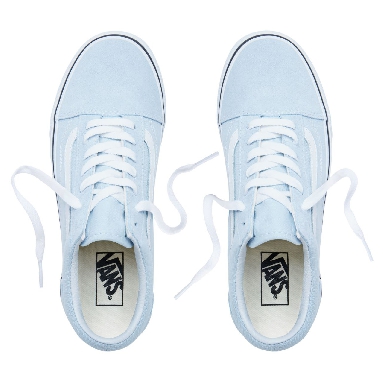 Vans Old Skool Blue Classic Womens - Baby Blue/True White VN0A38G1Q6K Shoes
