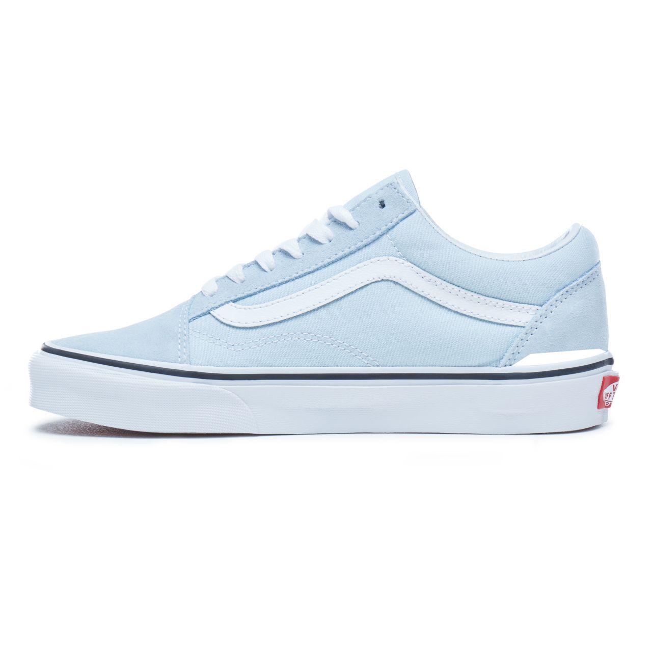 Vans Old Skool Blue Classic Womens - Baby Blue/True White VN0A38G1Q6K Shoes