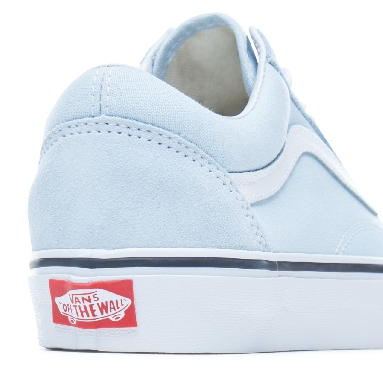 Vans Old Skool Blue Classic Womens - Baby Blue/True White VN0A38G1Q6K Shoes